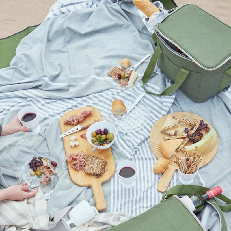 Juni piknik glass på stett 30 cl 4 stk