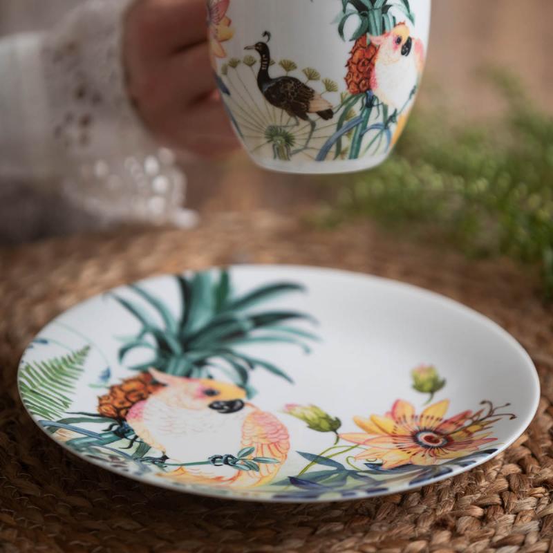 Florytale frokosttallerken 21 cm cockatoo