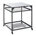 Modulbord til pizzaovn 80x80x90 cm svart