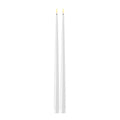 LED shiny dinner 2,2x38 cm 2 stk hvit