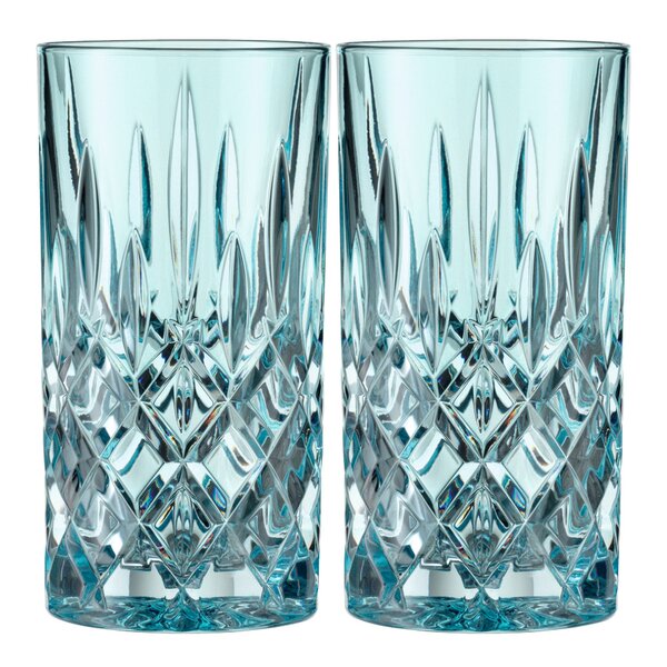 Noblesse Colour longdrinkglass 39,5 cl 2 stk aqua