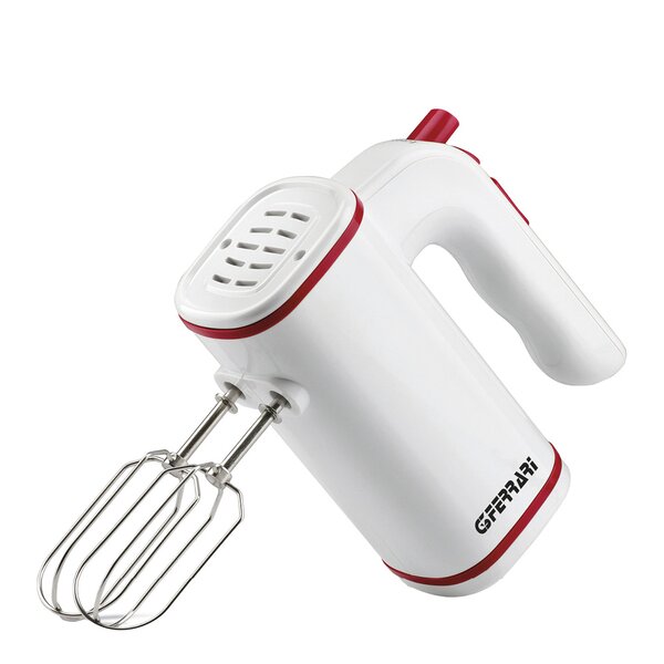 Håndmikser dolcecuore 150W hvit/rød