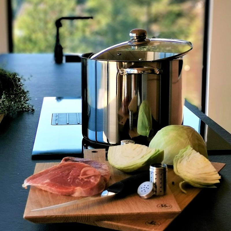 Kitchen Essentials gryte m/dampkurv 18L
