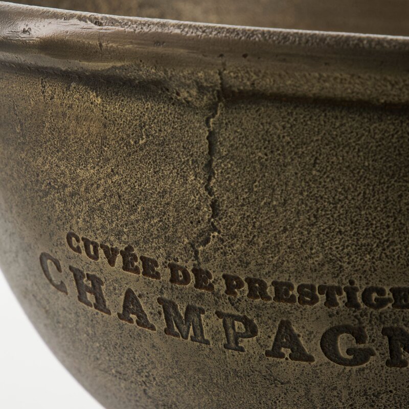 Champtub vinkjøler 29x39 cm antikk messingfinish