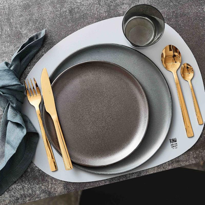 RAW Metallic Brown asjett 23 cm