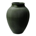 Ripple vase 27 cm dark green