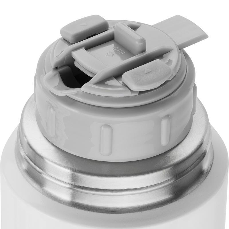 Thermo termos 1L sølv/hvit