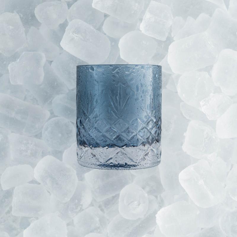 Crispy Lowball glass 38 cl 2 stk sapphire