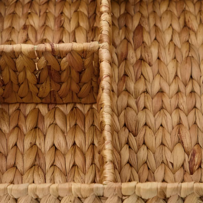 Store kurv 30x30x10 cm natur