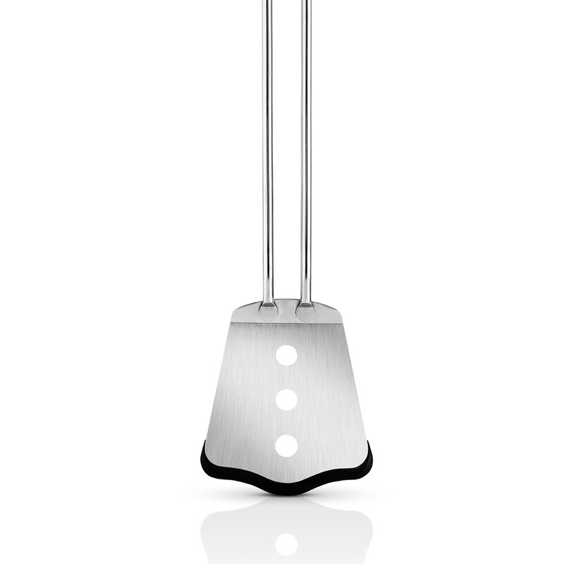 Stekespade med silikon kort stål