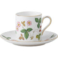Wild Strawberry kaffekopp & asjett