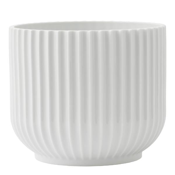 Blomsterpotte hvit 15 cm