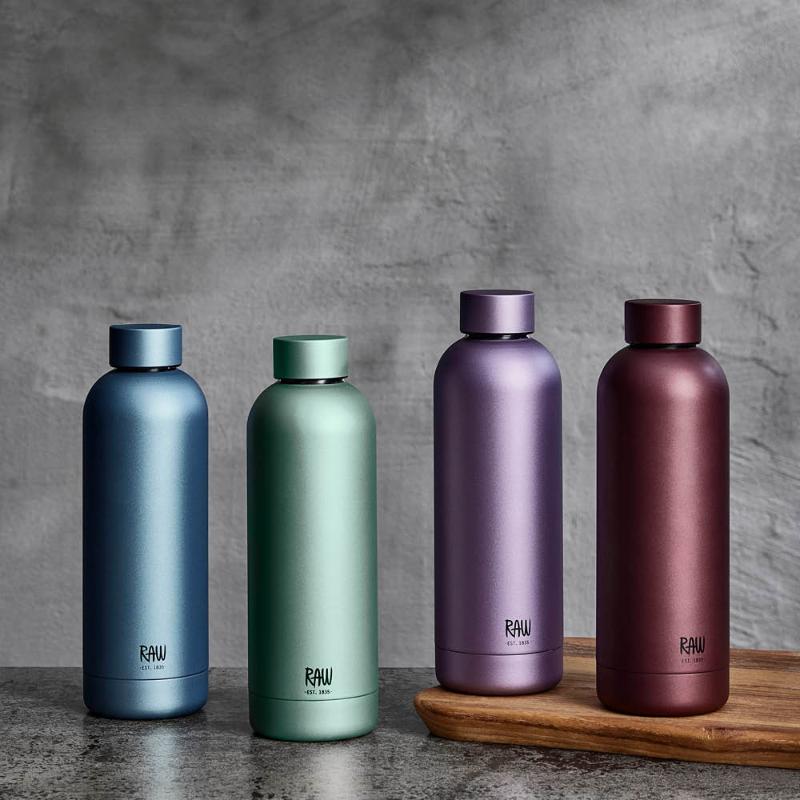 RAW To Go termoflaske 0,5l matte light blue