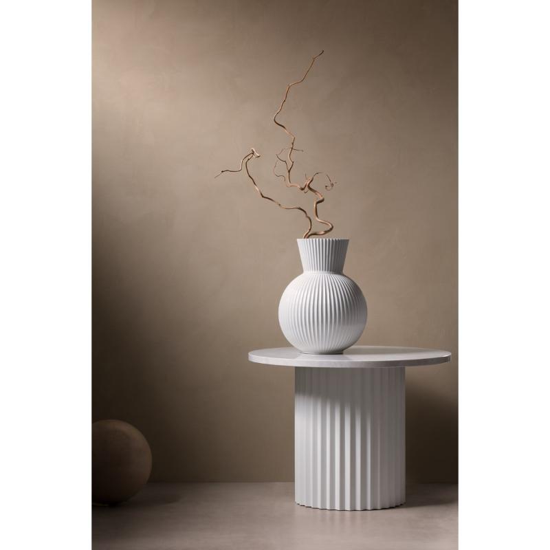 Tura vase h34 hvit