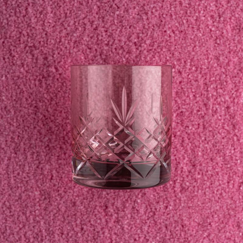 Crispy Lowball glass 38 cl 2 stk topaz