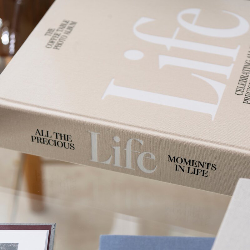 Fotoalbum life beige