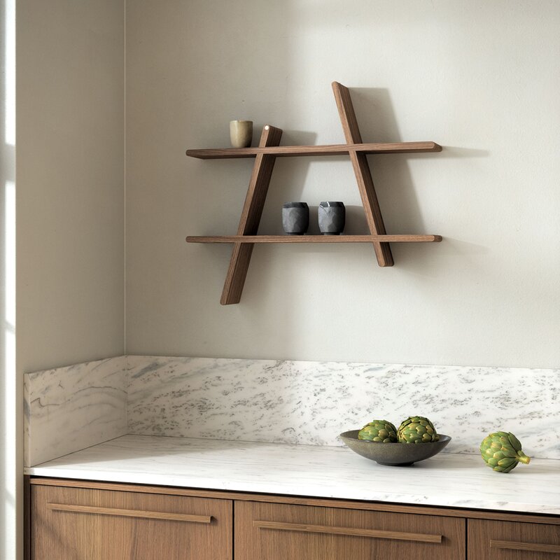 A-shelf hylle stor 67x78 cm ask