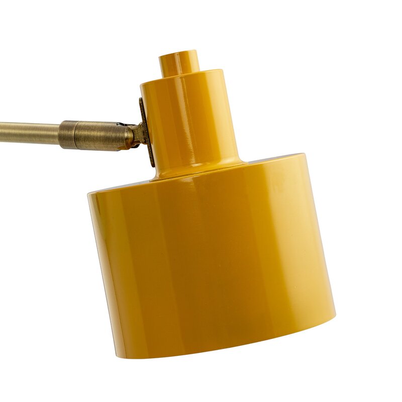 Ocean vegglampe 11,5 cm curry/messing/turkis