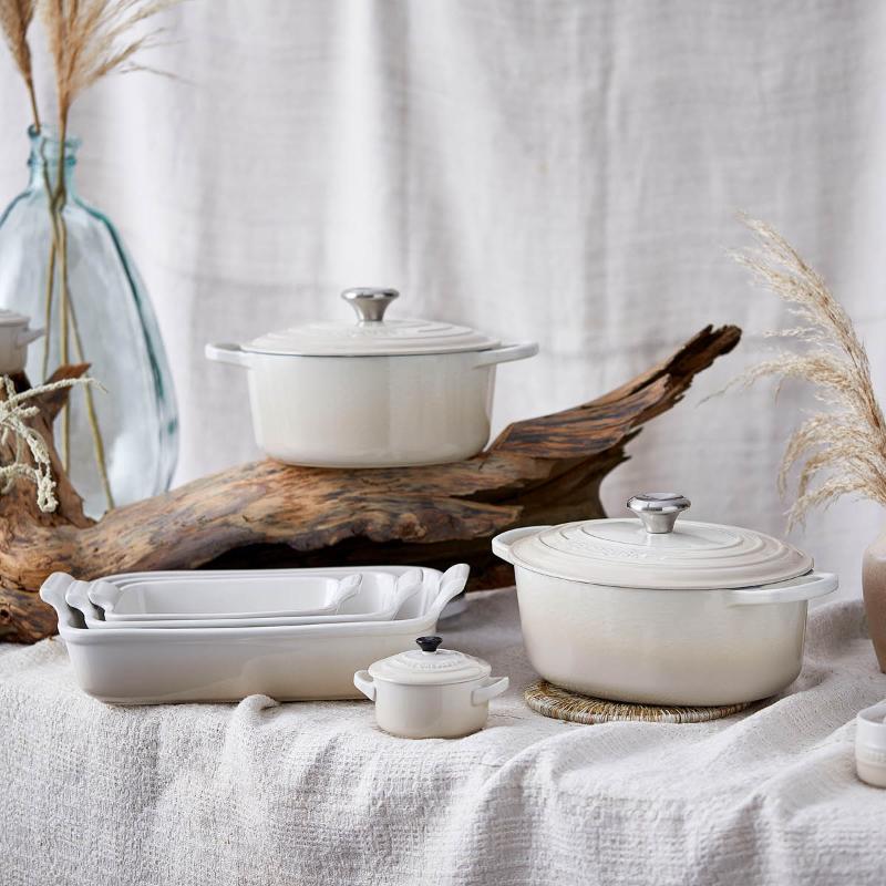 Heritage rektangulært fat 19 cm meringue