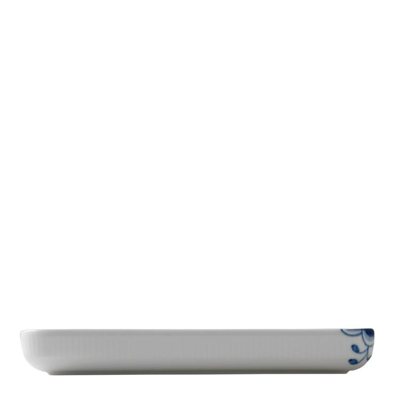 Blå Mega Riflet fat 24 cm