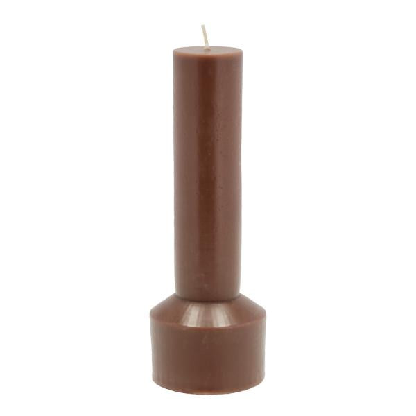 Hvils lys 7x20 cm brown