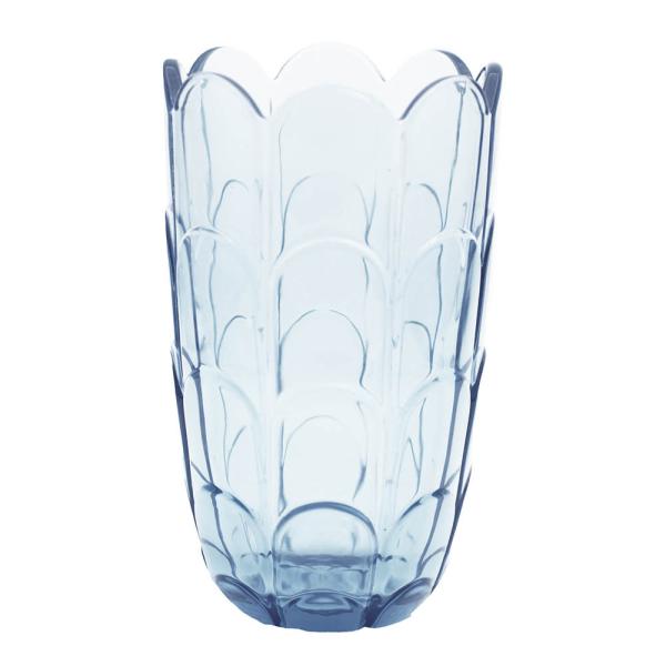 Lily vase 19 cm blue iris