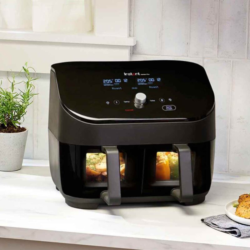 Vortex Plus Dual clearcook 7,6L 1700W svart