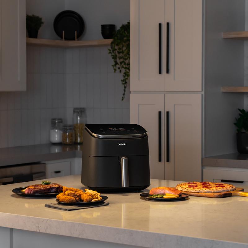Turbo Blaze airfryer 6L mørk grå/rosegull