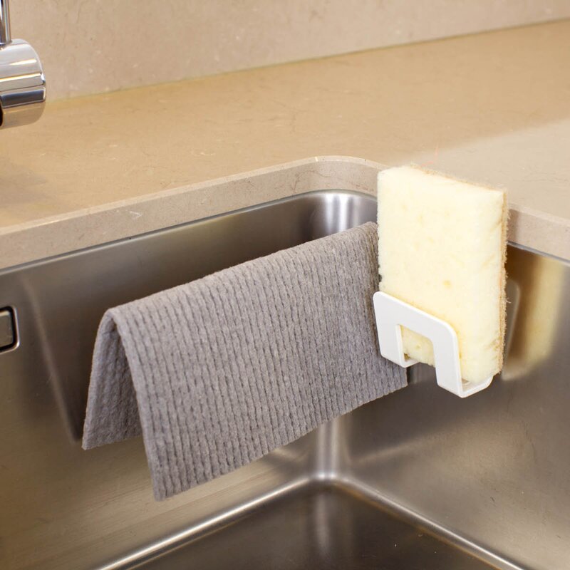 Do-Dish holder til oppvaskklut/svamp 24 cm hvit