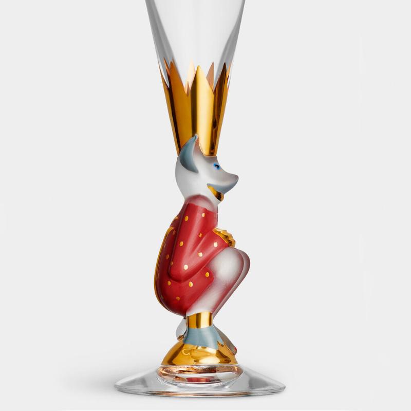 The sparkling devil champagneglass 19cl rød