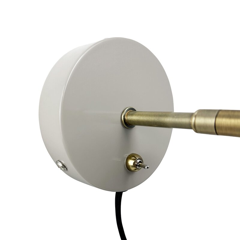 Sleep vegglampe 17 cm beige