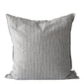 Putetrekk lin 50x50 cm grey/white