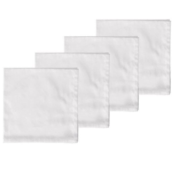 Tiles damask tøyserviett 4 stk off white