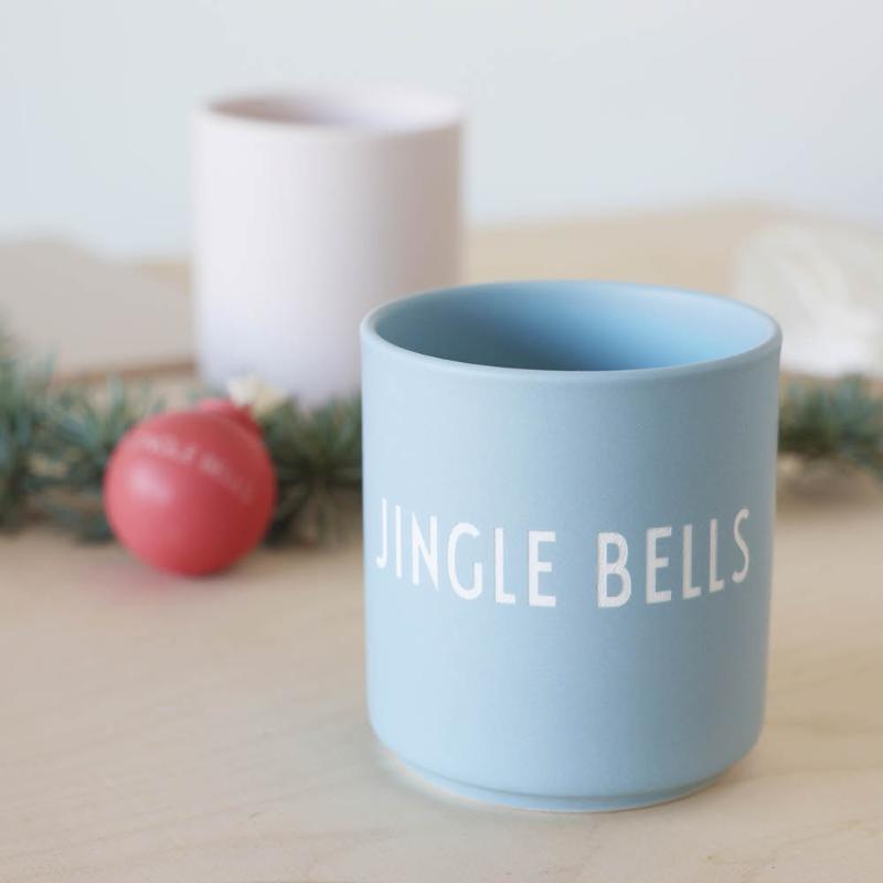 Favourite kopp jul JINGLBELL lys blå