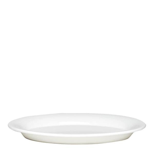 Ursula oval tallerken 28x18,5 cm hvit