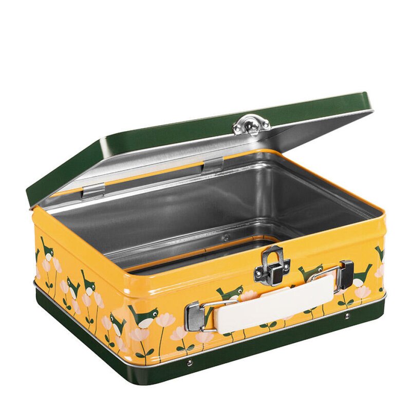 Rådyr og kanin koffertboks 19x16 cm grønn