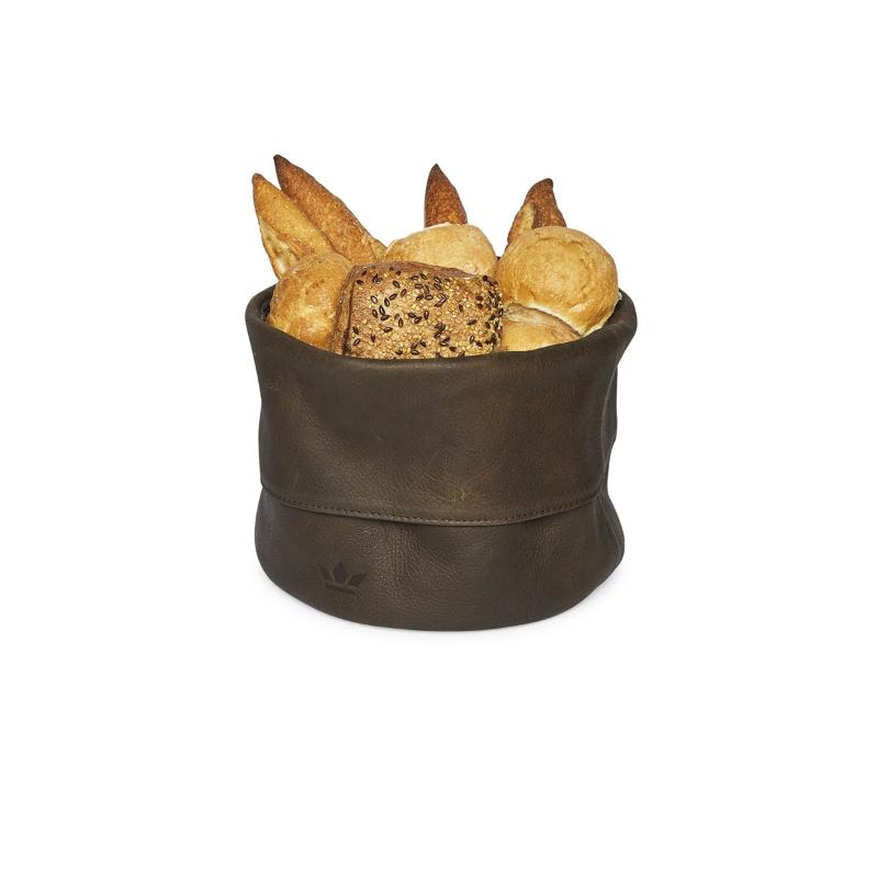 Brødkurv skinn brown