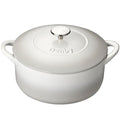 Naturlig Canvas støpejernsgryte 26 cm krem