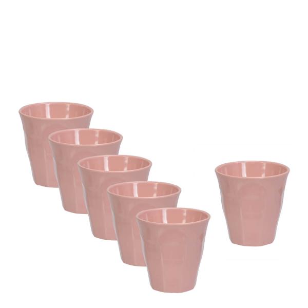 Outdoor drikkebeger 6 stk rosa