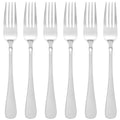 Classic dessertgaffelkniv 6 stk 18cm stål