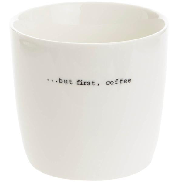 Krus ..but first coffee 30 cl hvit