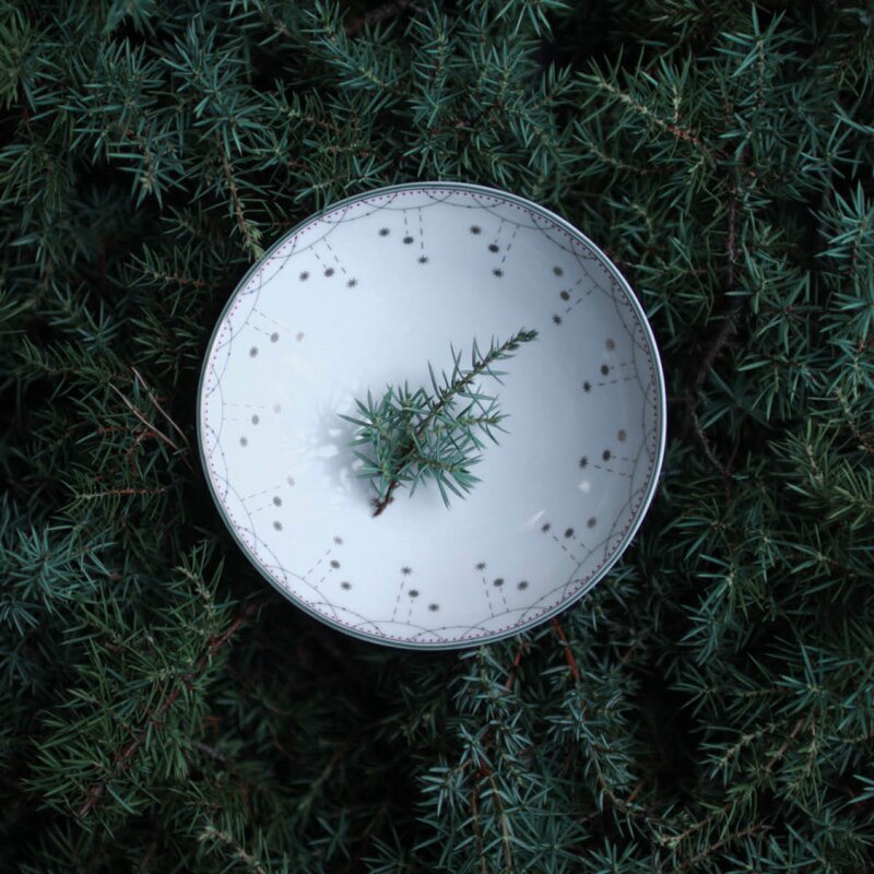 Julemorgen girlander bolle 12 cm 2 stk