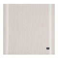 Icons stripete oxfordserviett 50x50 beige/hvit