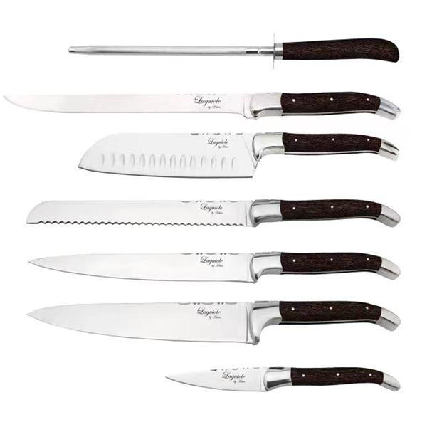 Knivsett wenge 7 deler
