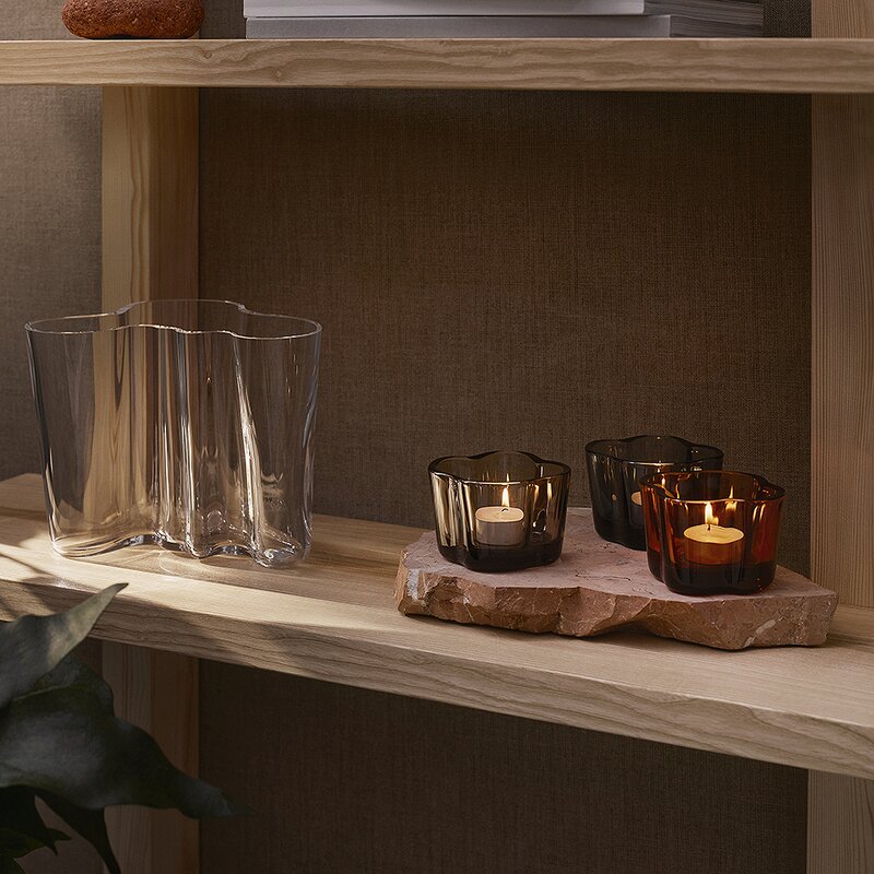 Alvar Aalto vase 16 cm klar
