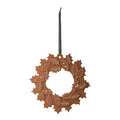Gingerbread julekrans 18,5 cm brun