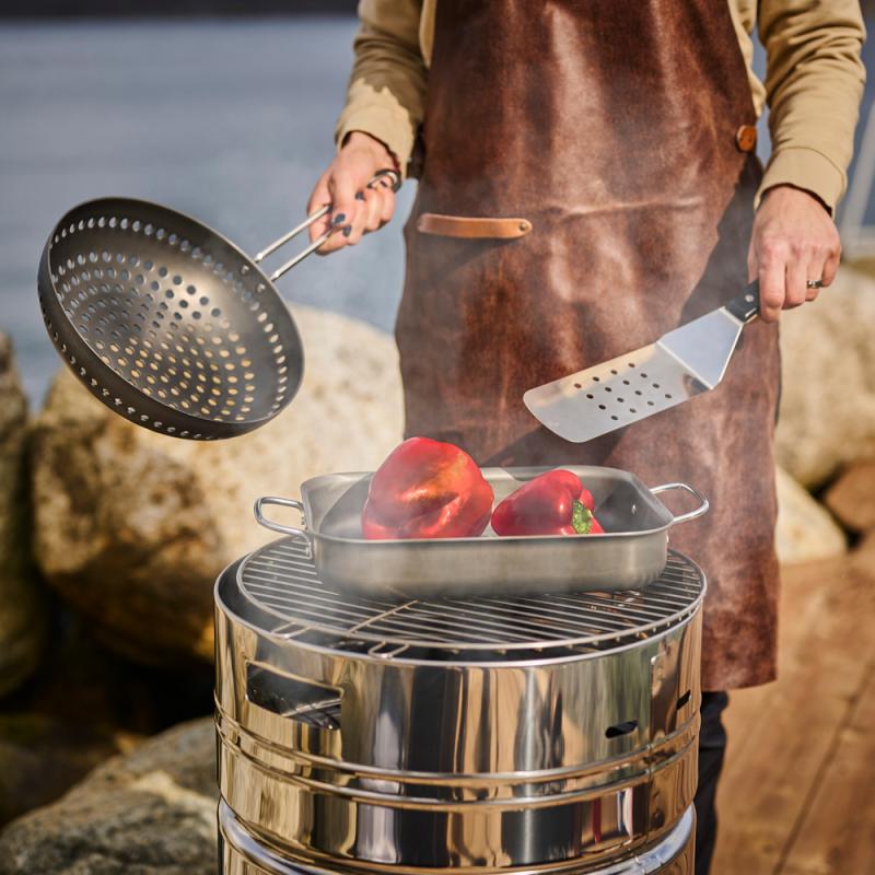 Kullgrill i rustfritt stål