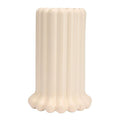 Tubular vase 24 cm beige