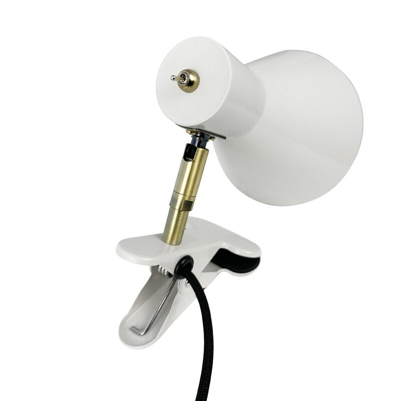 Sleep vegglampe med klemme 16 cm kit-white