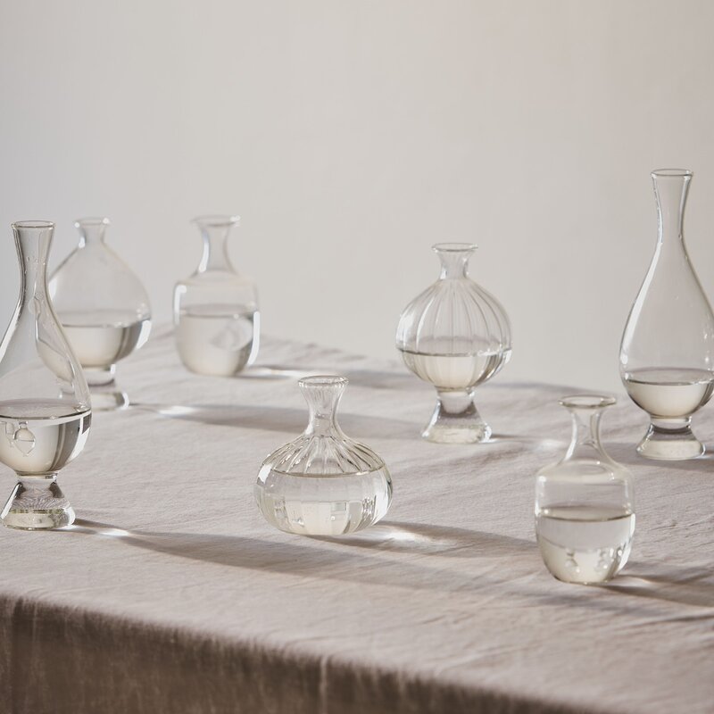 Como ripple vase 13 cm klar